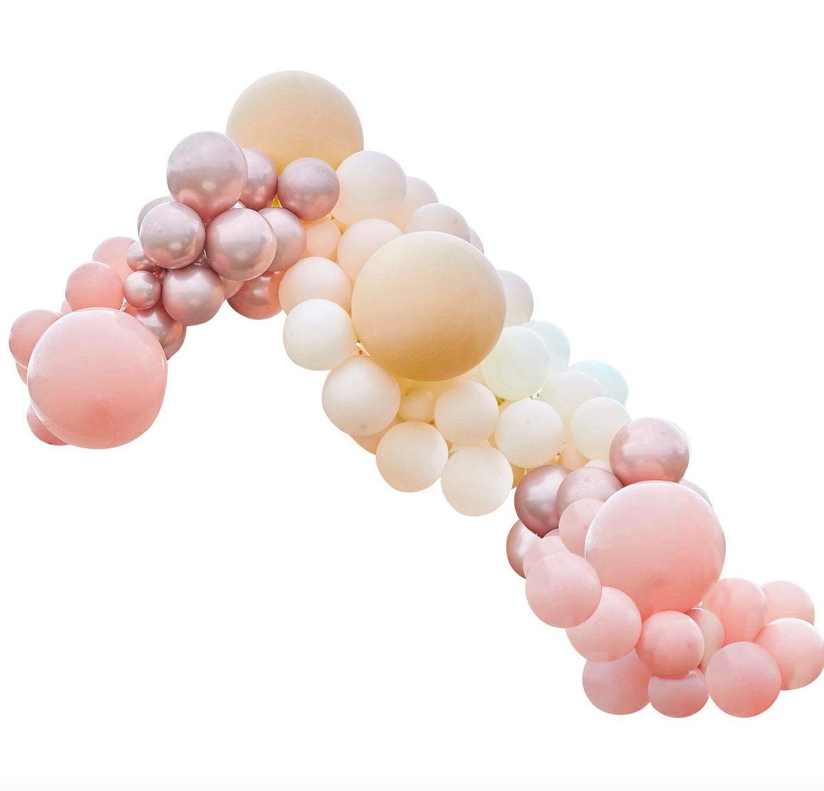 Luxe Peach, Nude And Rose Gold Balloon Arch Kit