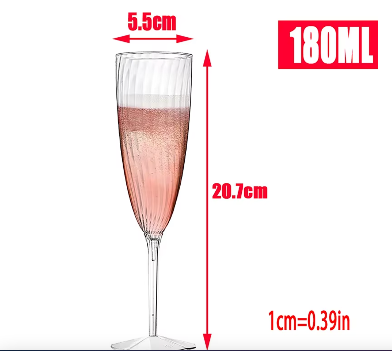 Disposable Flute Glasses