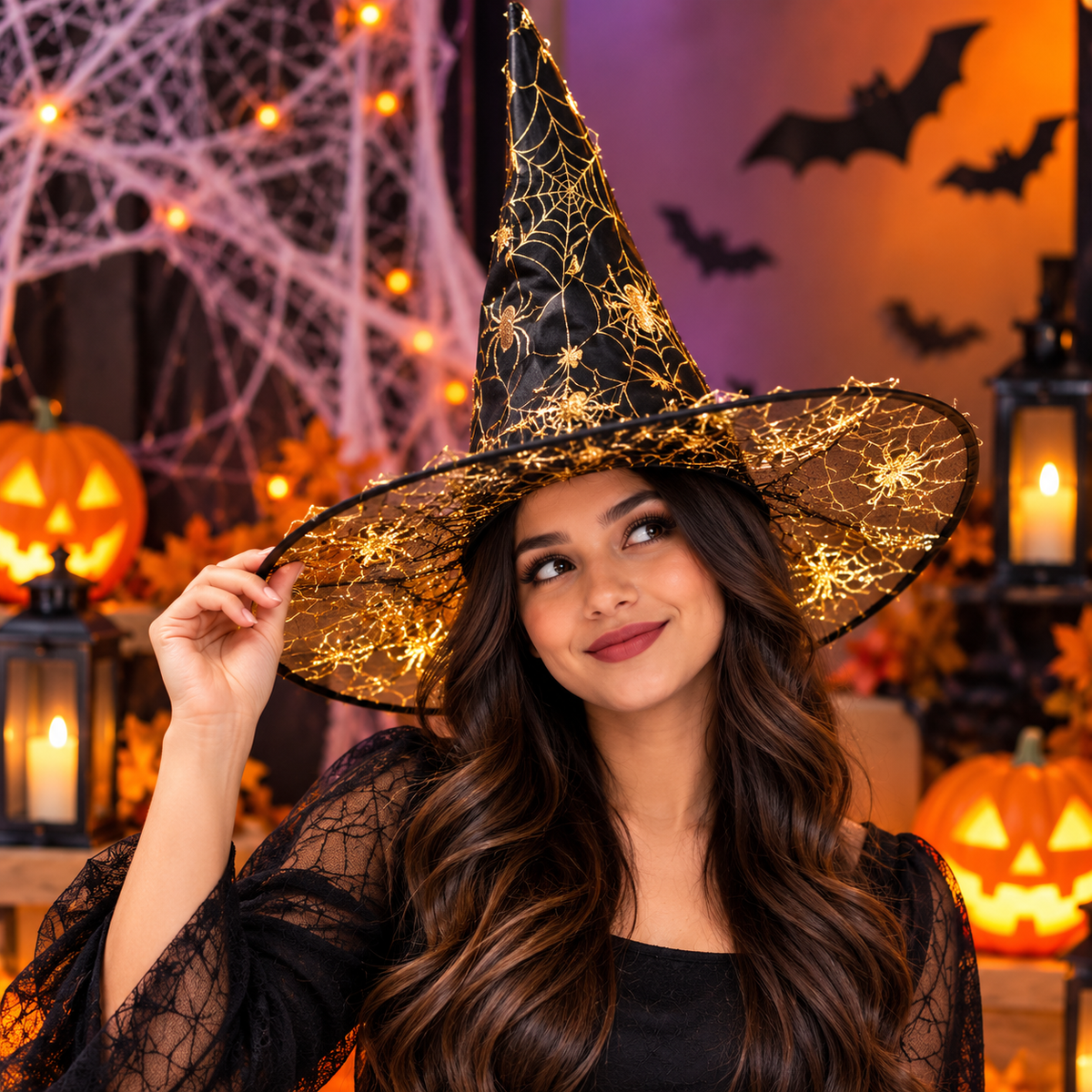 Black Witch Hat β Halloween Costume Accessory