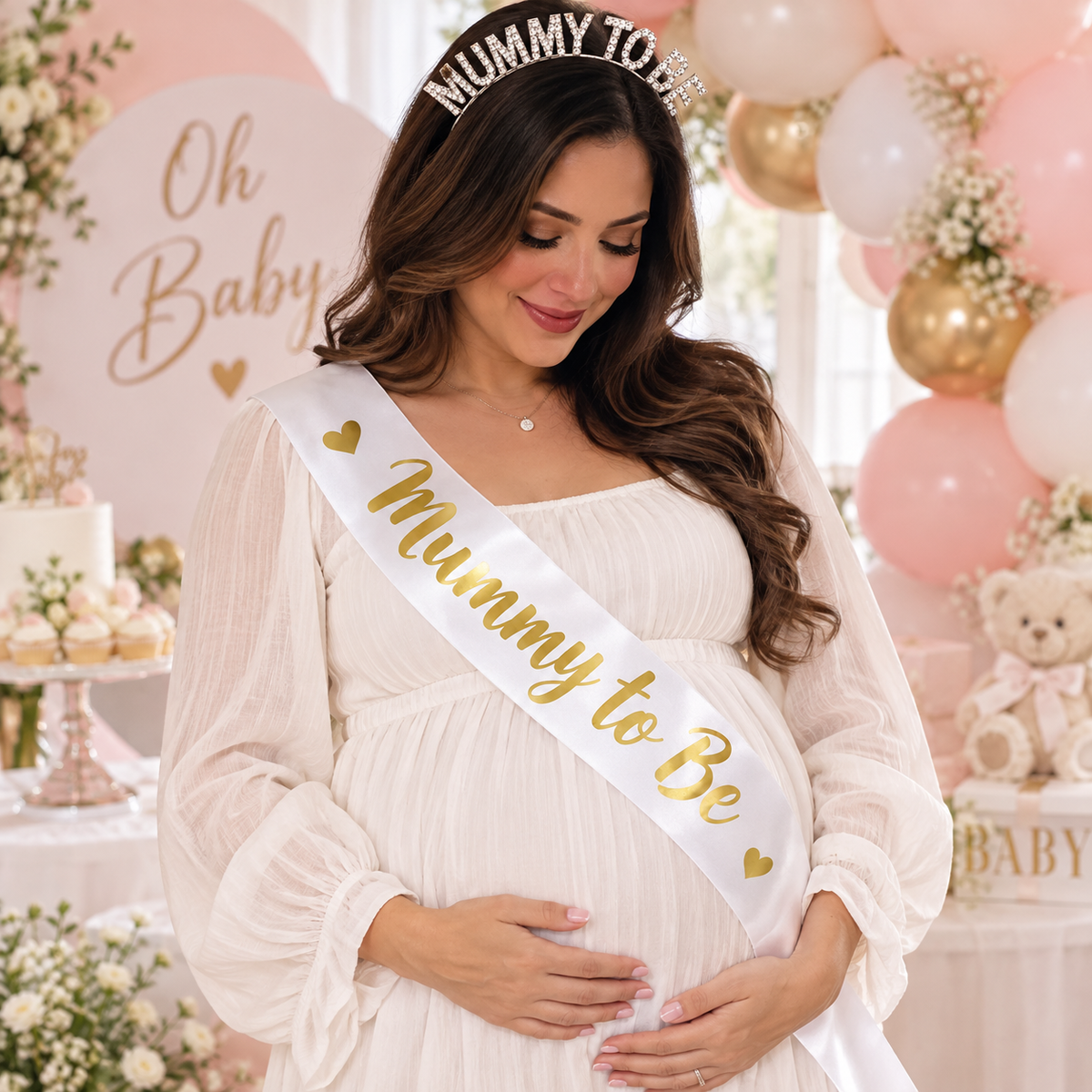 Mummy to Be Sash & Headband Set