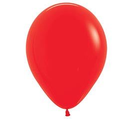 Red latex balloon