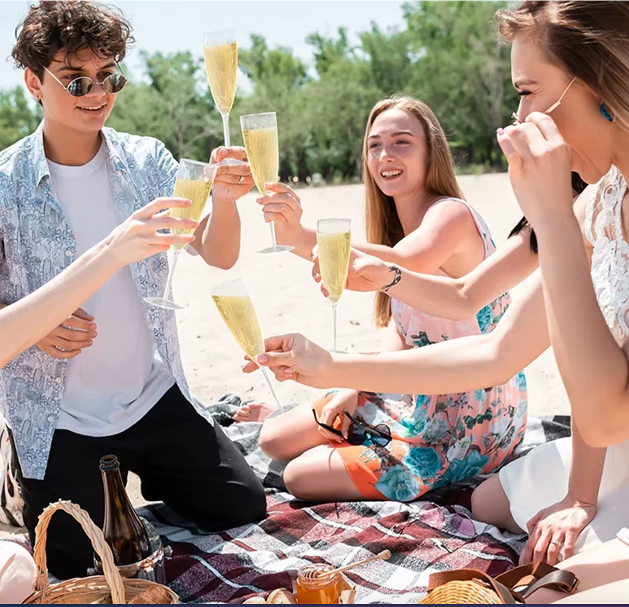 Disposable Flute Glasses