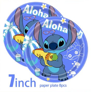 Stitch theme pink & blue