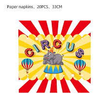 Circus theme (red, blue and yellow)